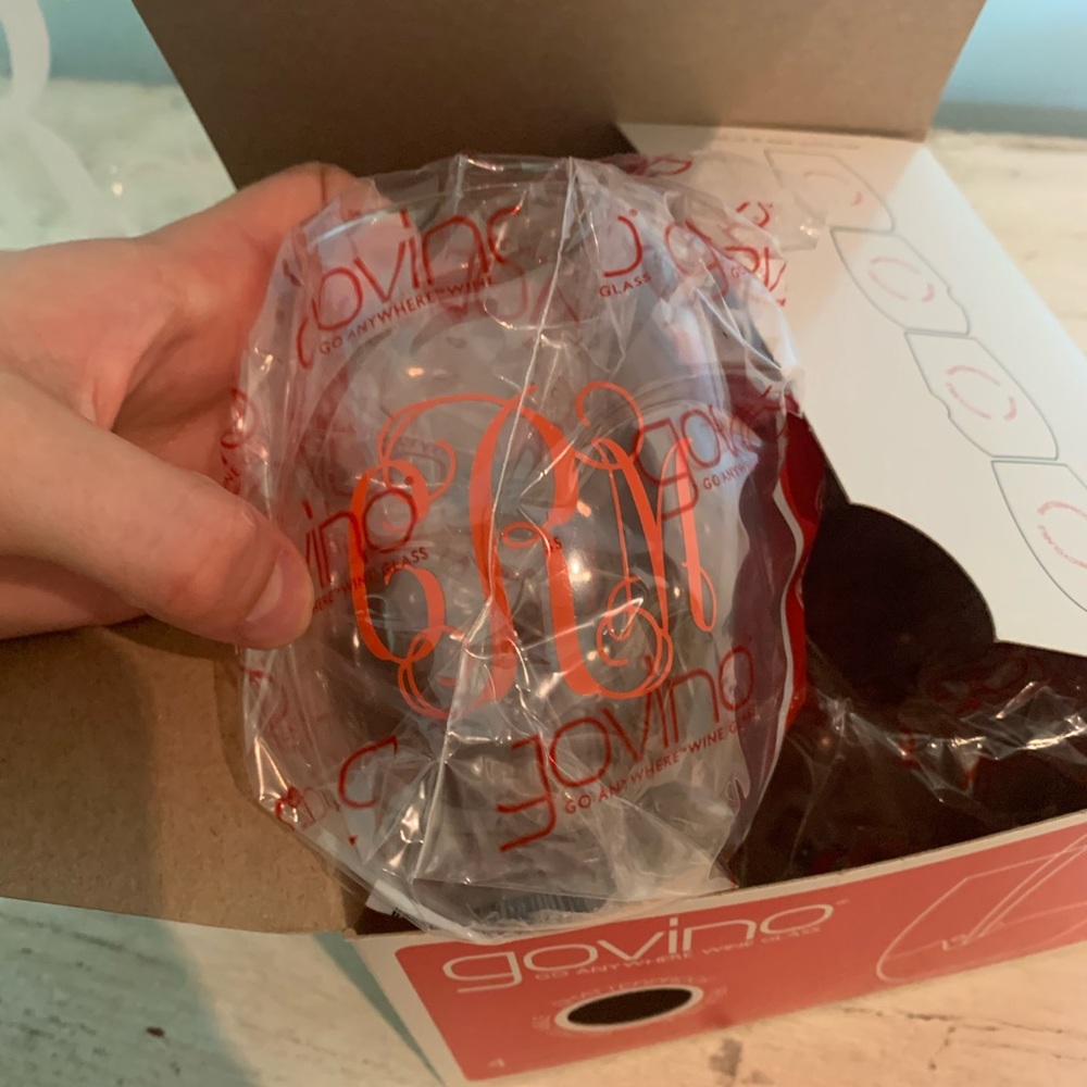 CRM CMR Govino Plastic Wine Glasses